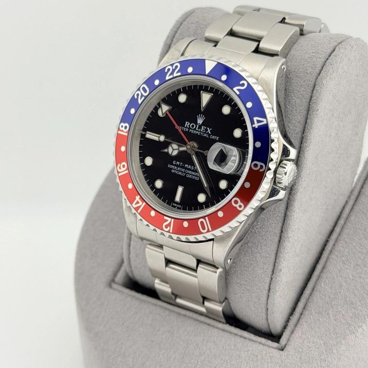 Rolex GMT Master Pepsi 16700 40mm Red Blue Bezel Stainless Steel - 6