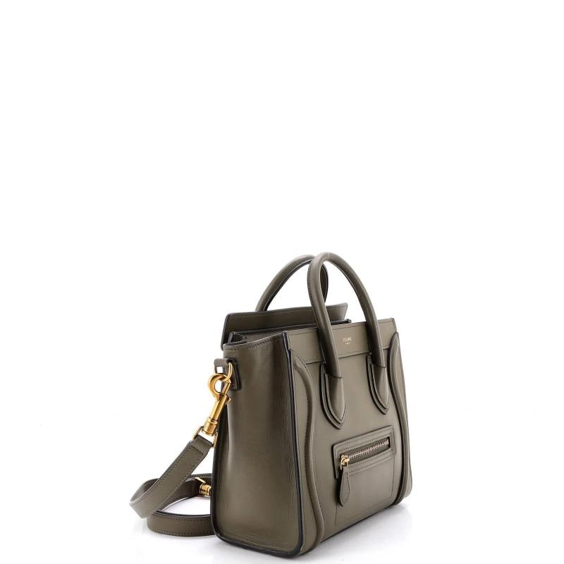Celine Luggage Bag Smooth Leather Nano - 2