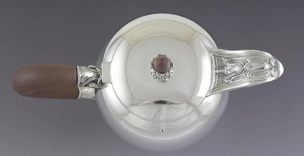 High Quality Peru Peruvian Sterling Silver Teapot Coffee Pot - 4