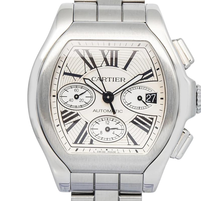 Cartier Roadster W6206019 Stainless Steel Silver Dial Automatic 49mm - 2