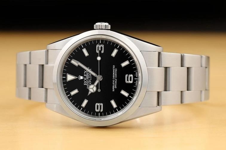2001 ROLEX EXPLORER I 114270 36MM STAINLESS STEEL OYSTER BLACK 3-6-9 DIAL WATCH - 3