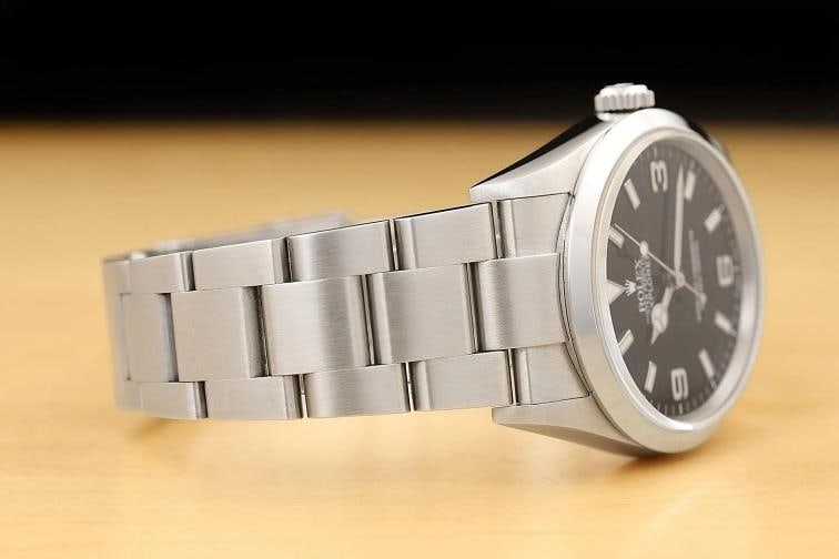 2001 ROLEX EXPLORER I 114270 36MM STAINLESS STEEL OYSTER BLACK 3-6-9 DIAL WATCH - 8