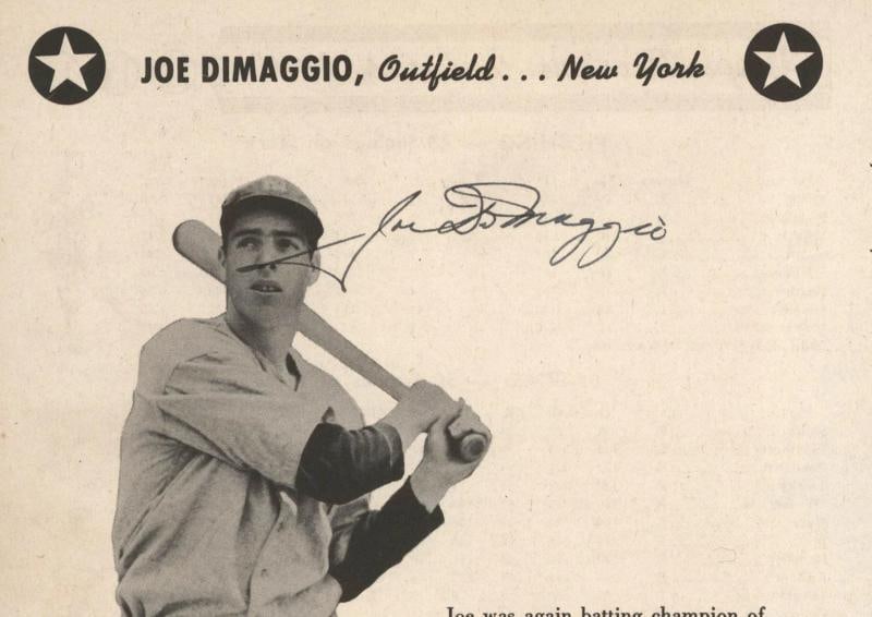 Joe Dimaggio Signed Early Career 1940 8x10 Photo PSA DNA 9 MINT Auto - 2