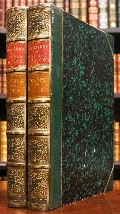 1822 Memoires Last Ten Years of George the 2nd 1st Edition Horace Walpole - 2