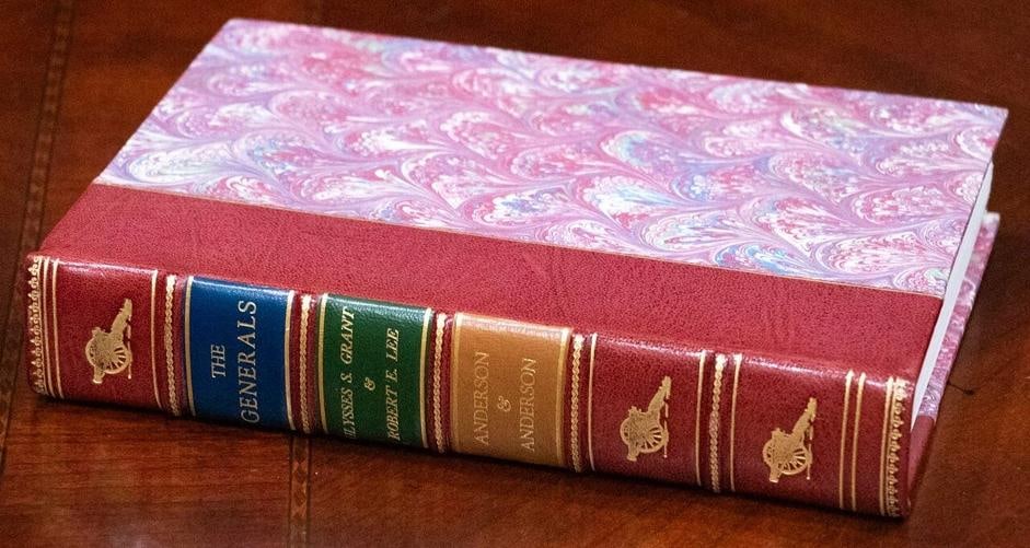The Generals Ulysses S Grant and Robert E Lee First Edition Fine Leather Binding - 2