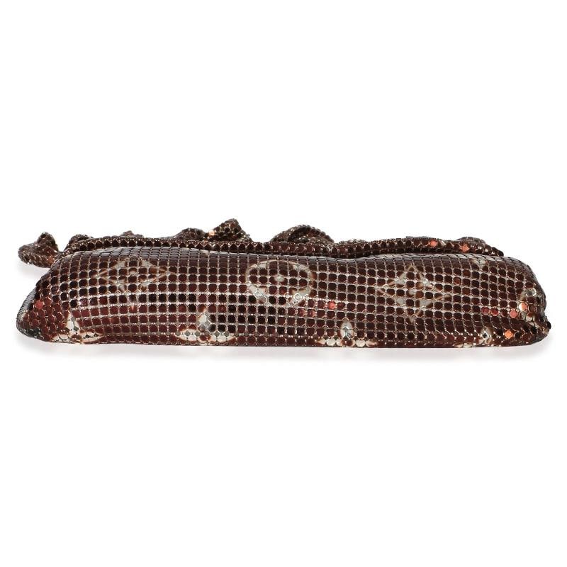 Louis Vuitton Bronze Monogram Mesh Metal Frances - 7