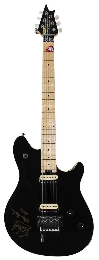 Eddie Van Halen Signed Black EVH Wolfgang Special Electric Guitar JSA #YY09958 - 3