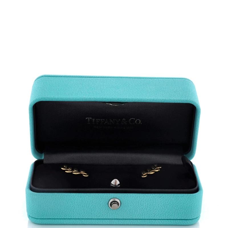 Tiffany & Co. Olive Leaf Climber Earrings 18K Yellow Gold - 2