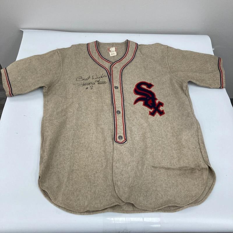 Minnie Minoso Signed 1950's Chicago White Sox Game Model Jersey JSA COA - 2