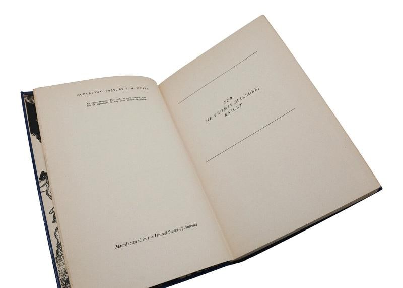 The Sword in the Stone ~ by T. H. WHITE ~ First US Edition ~ 1st Printing 1939 - 9