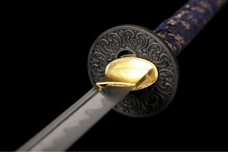 Japanese Damascus Steel Katana Sword - 7