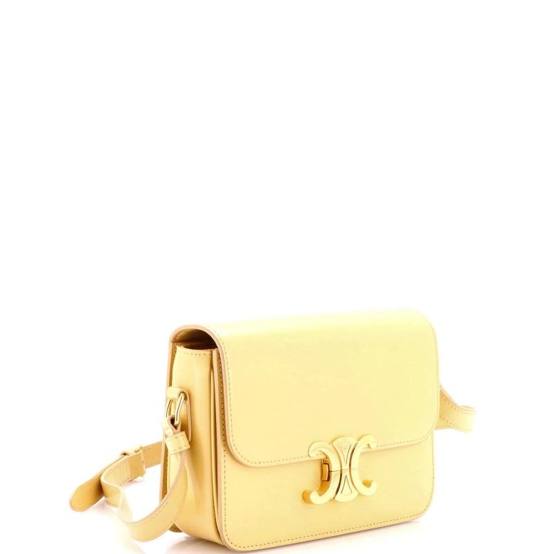 Celine Triomphe Shoulder Bag Smooth Calfskin Teen - 2