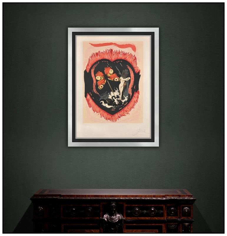 Salvador Dali Signed Framed Lithograph~(numbered CXXXIX (139) of CL (150).) - 2
