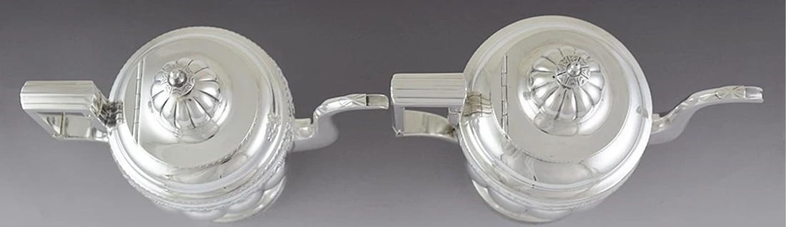 RARE Tiffany & Co Sterling Silver John Gaither c1811 Coin Silver 5pc Tea Set - 4