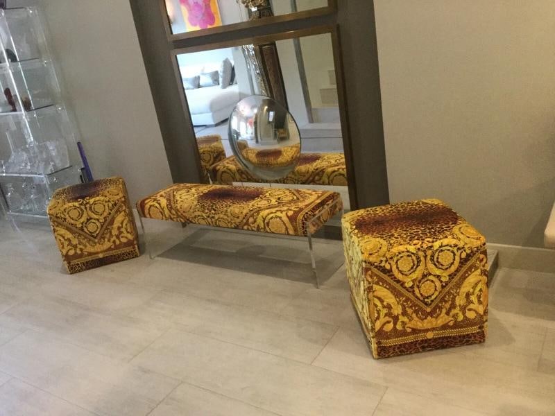 Atelier Versace Custom Made Cube Ottoman 19Ã¢â‚¬Â?/19Ã¢ - 17