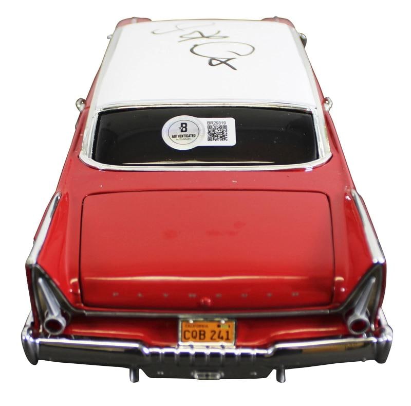 John Carpenter Christine Signed 1958 Plymouth Fury 1:18 Diecast Car BAS - 6