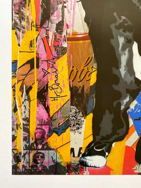 MR. BRAINWASH " SMILE " RARE AUTHENTIC LITHOGRAPH PRINT POP ART POSTER - 7