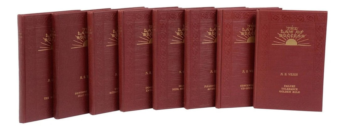 The Law of Success in Sixteen Lessons ~ by NAPOLEON HILL ~ Early Reprint ~ 1948 - 2
