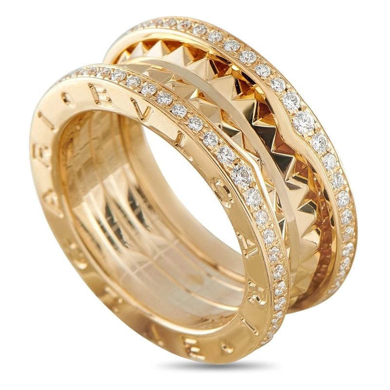 Bvlgari B.Zero1 18K Yellow Gold 0.67ct Diamond Ring BV07-0813216: Condition: Pre-owned - Good: This item has been gently used but is in good condition. It might have a few signs ... Read moreabout the conditionPre-owned - Good: This item has been gently used but is