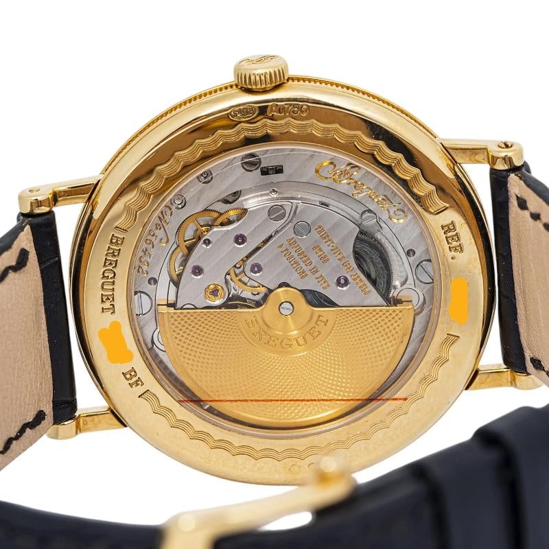 Breguet Classique 5157BA/11/9V6 Leather Strap 18k YG Silver Auto 38mm - 6