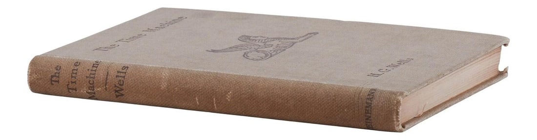 The Time Machine ~ by H.G. WELLS ~ First Edition, Later Issue ~ 1895 - 3