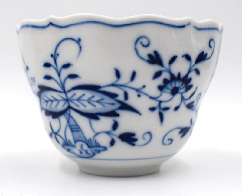 Set of 6 Vintage Meissen Blue Onion Cups & Saucers - Hand Painted - 5