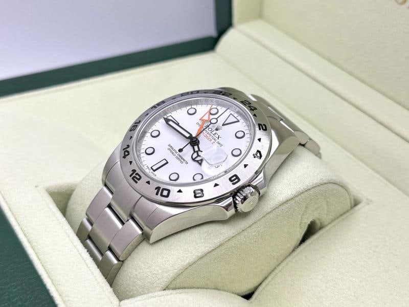 Rolex Explorer II 216570 42mm Polar White Dial Stainless Steel Box Paper - 3