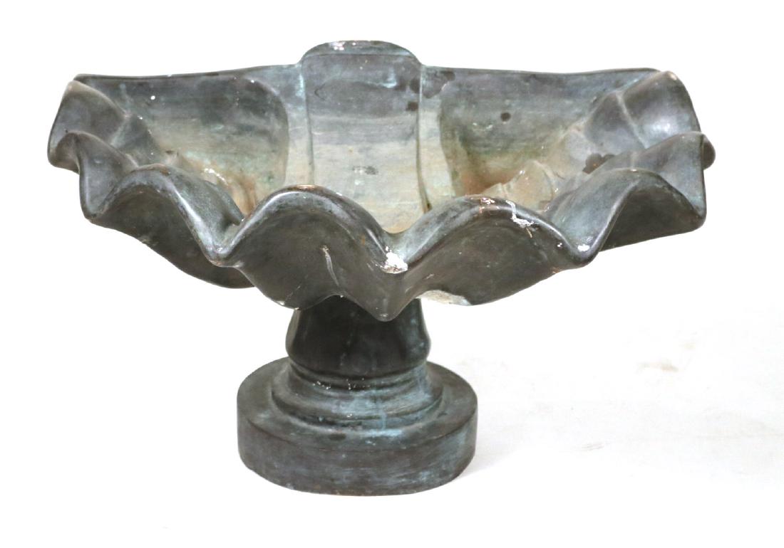 Bronze Shell Form Fountain Basin (1 of 6)