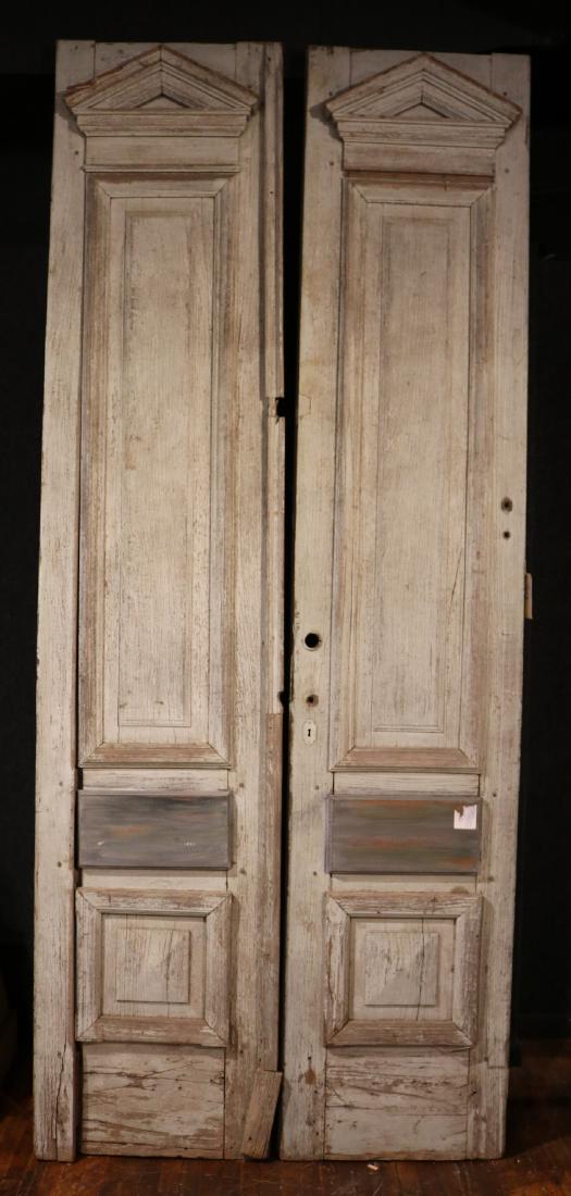 Pair of Neoclassical Style Entry Doors (1 of 6)