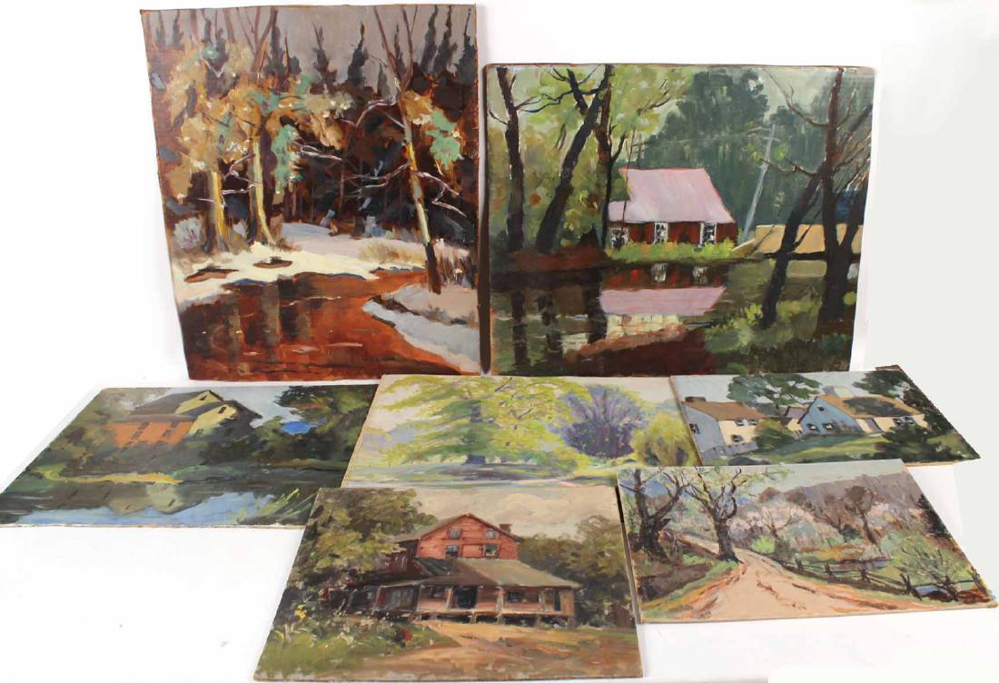 Seven Landscape Works of Art (1 of 9)