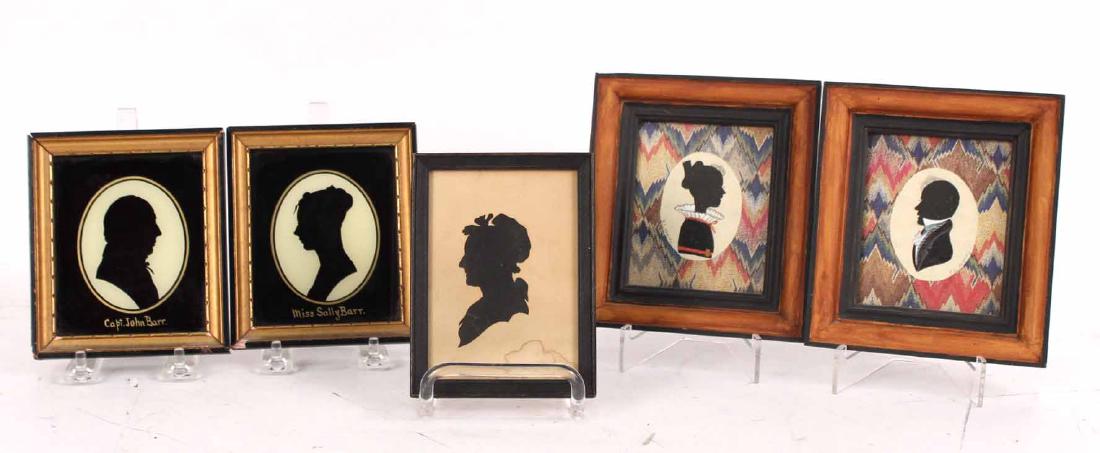 Pair of Watercolor Hollow Cut Silhouettes (1 of 10)