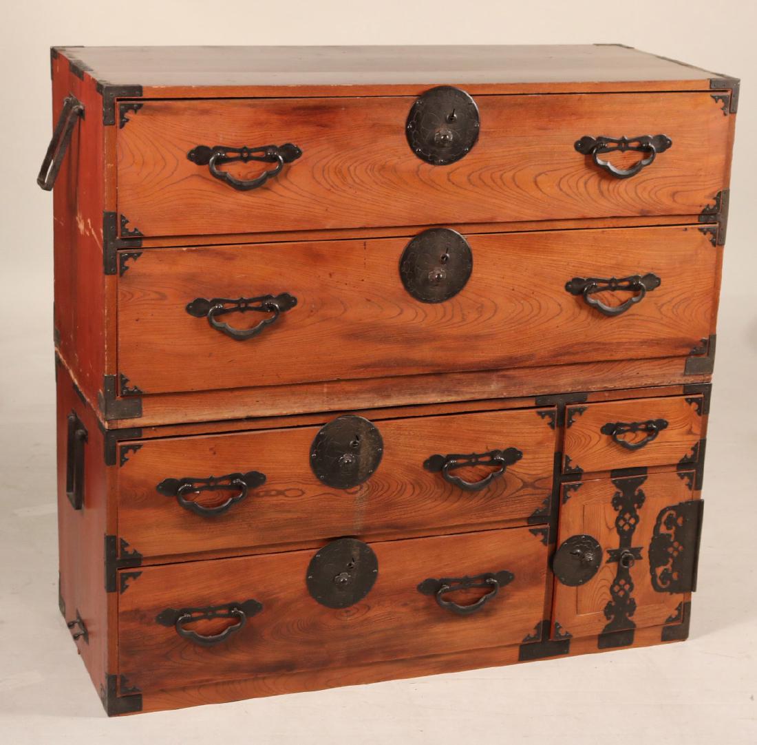 Two Chinese Hardwood Stacking Cabinets (1 of 8)