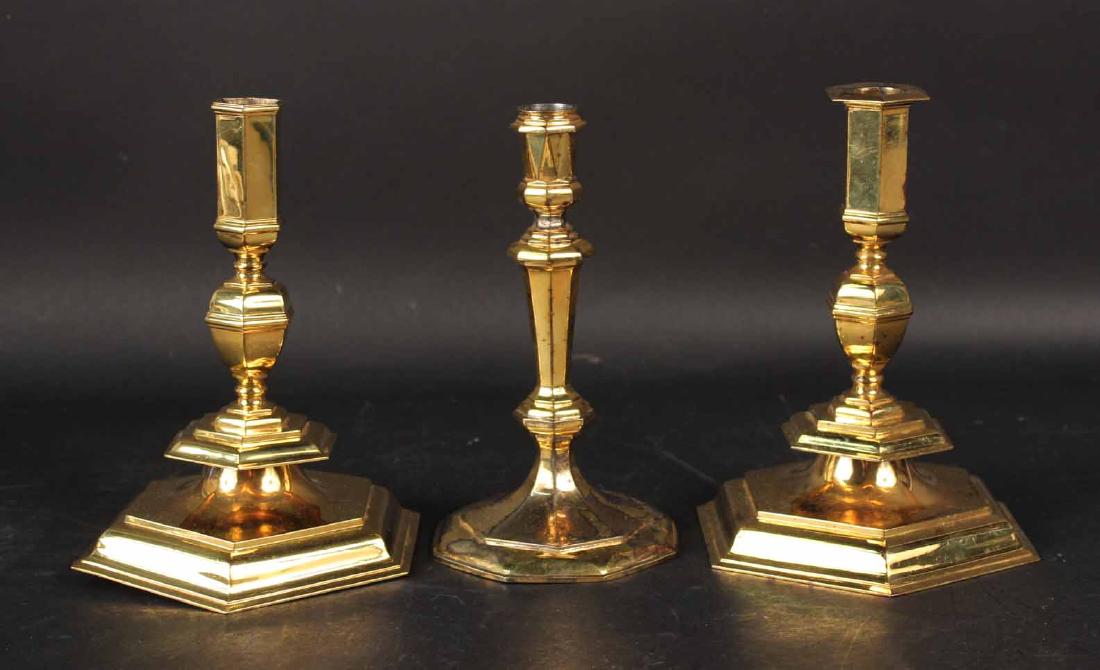 Pair of Bulgari Gilt English Silver Candlesticks (1 of 10)