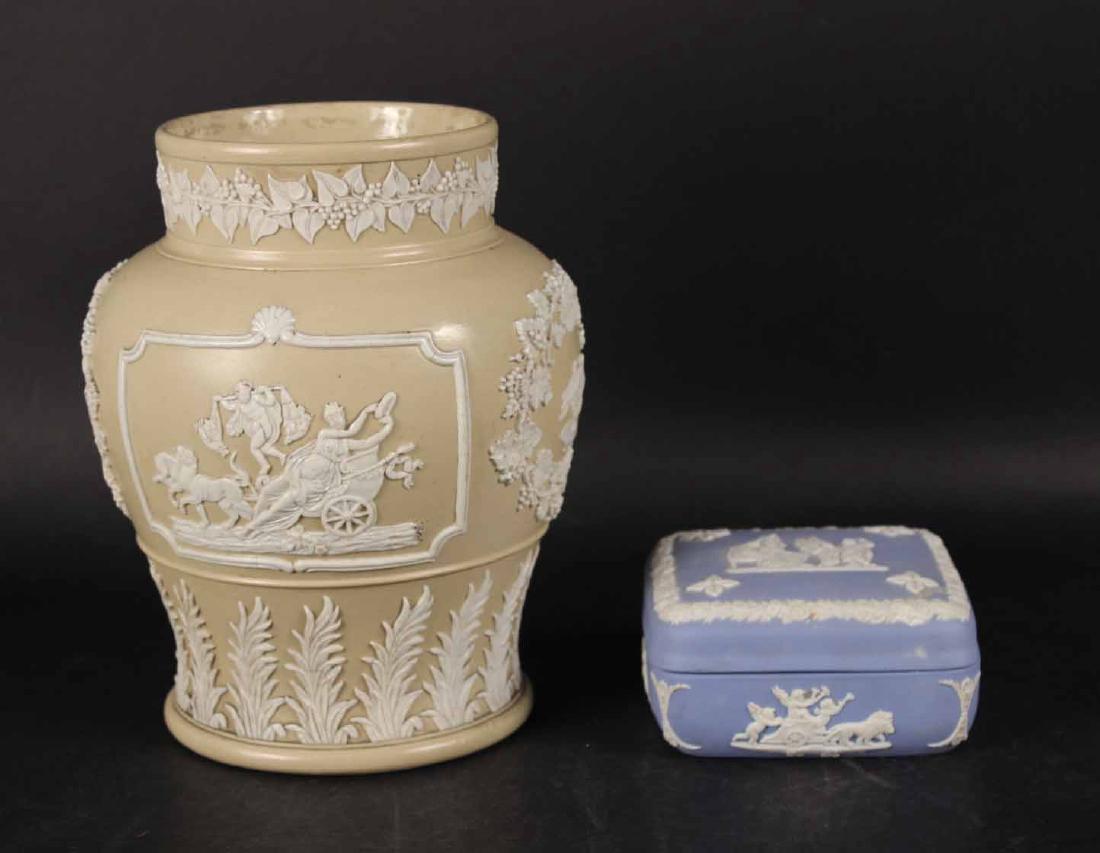 Blue Wedgwood Covered Box (1 of 8)