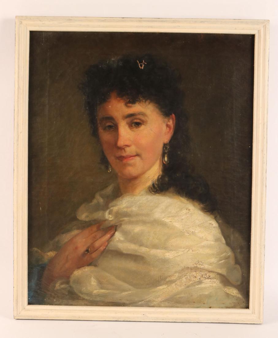 Oil on Canvas, Portrait of a Woman, James Tissot (1 of 7)