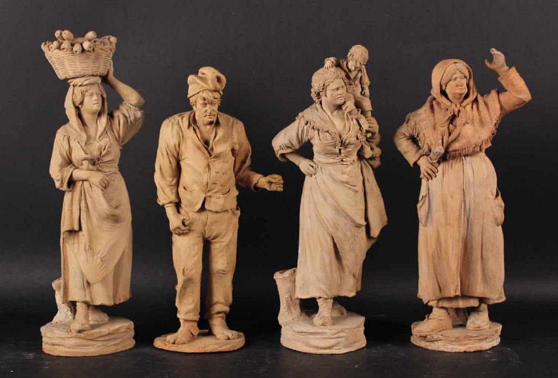 Four Terracotta Statues, Giuseppe Vaccaro (1 of 10)