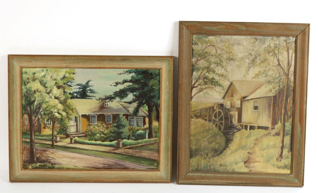 Two Oils on Board, Lorena Babbitt Lynch (1 of 10)