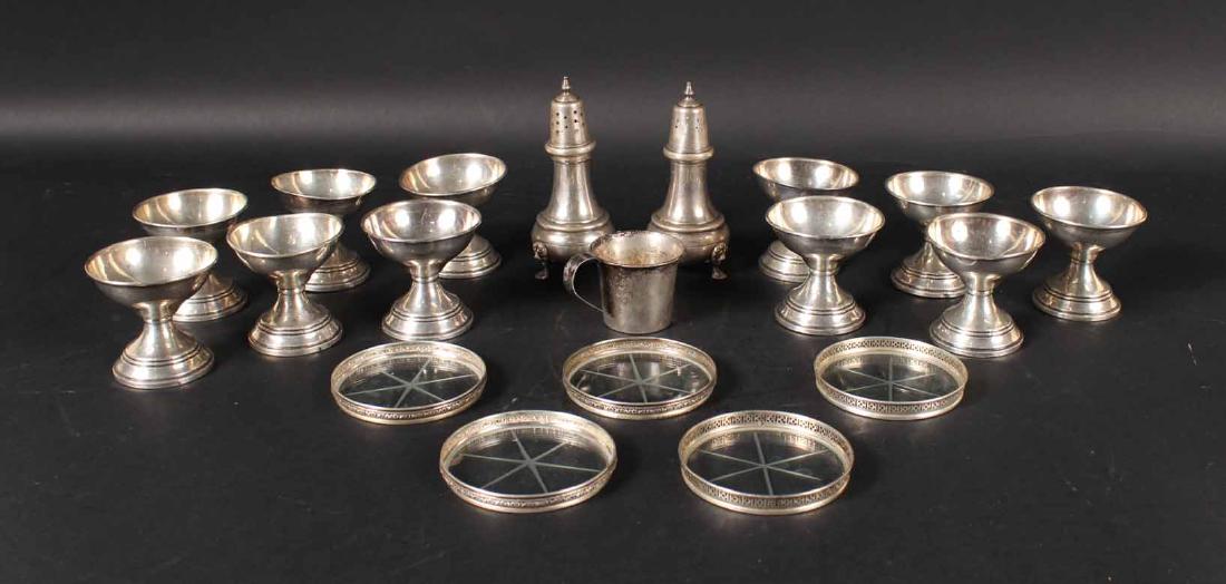 Eleven Sterling Silver Weighted Cup Holders (1 of 5)