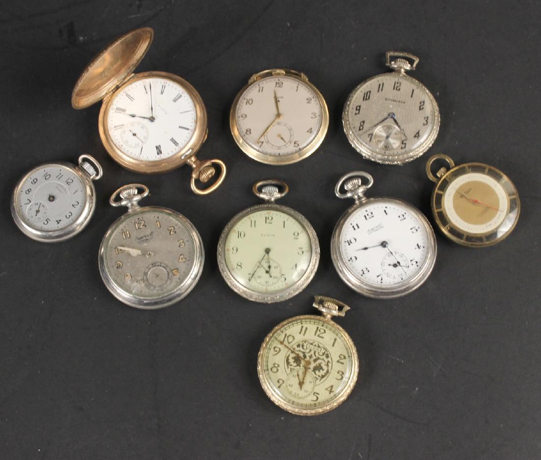 Group of Nine Pocket Watches (1 of 10)