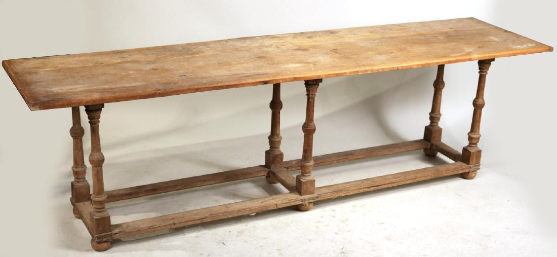 Jacobean Style Pine Tavern Table (1 of 6)