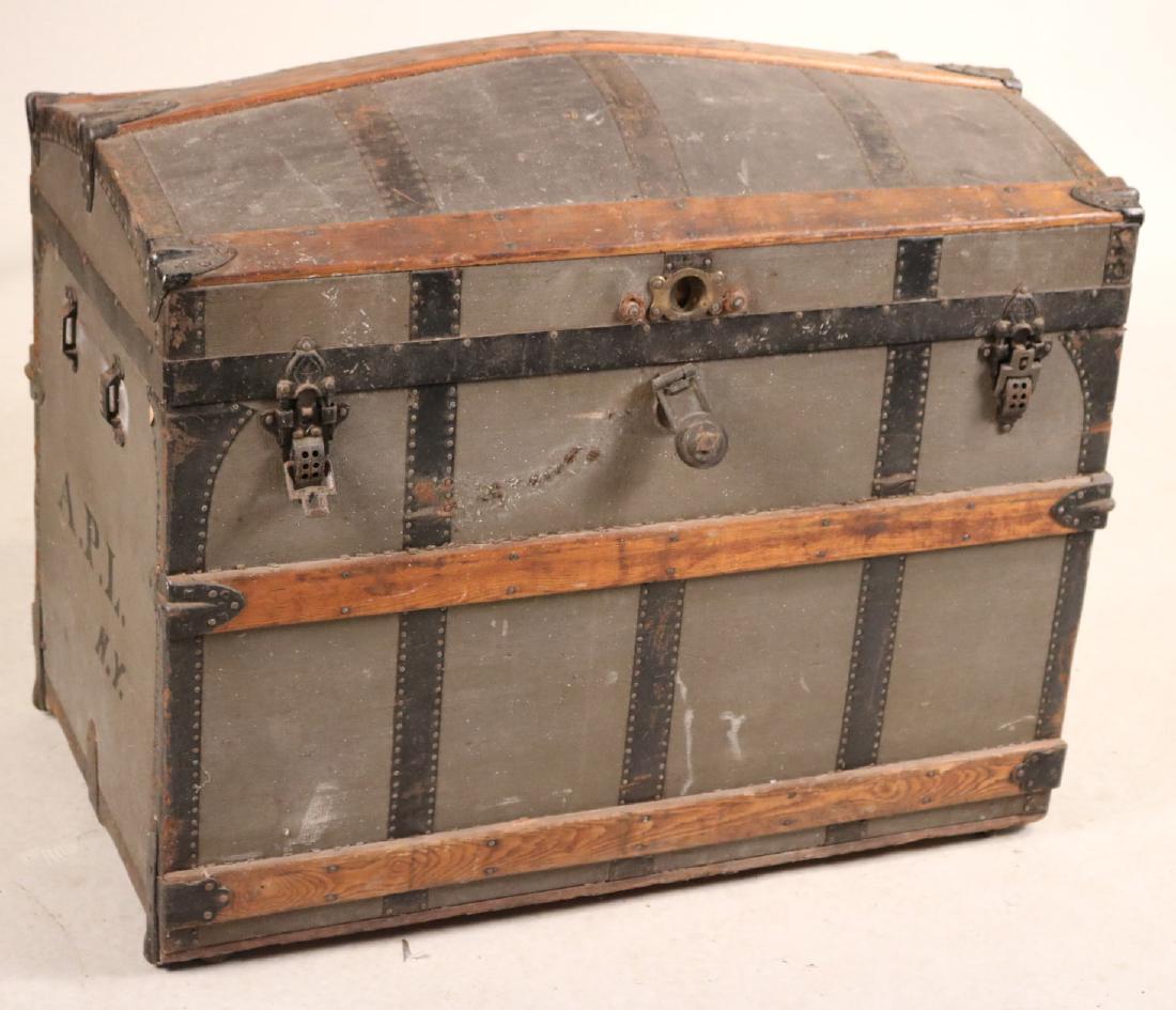 Crouch and Fitzgerald Dome Top Steamer Trunk (1 of 10)