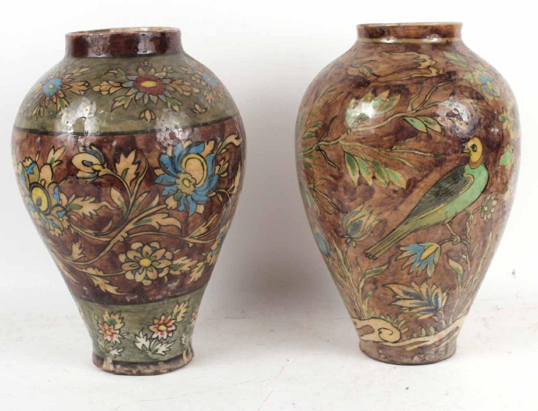 Two Chinese Glazed Ceramic Vase, (1 of 9)