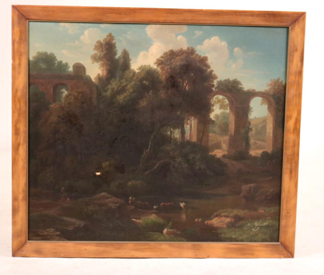 Oil on Canvas Continental Landscape (1 of 9)