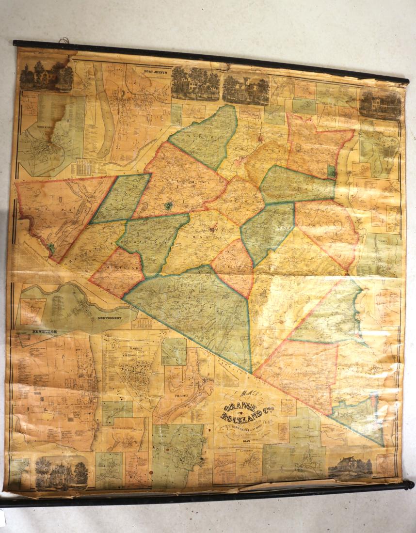 Map, Orange and Rockland Counties New York 1859 (1 of 7)