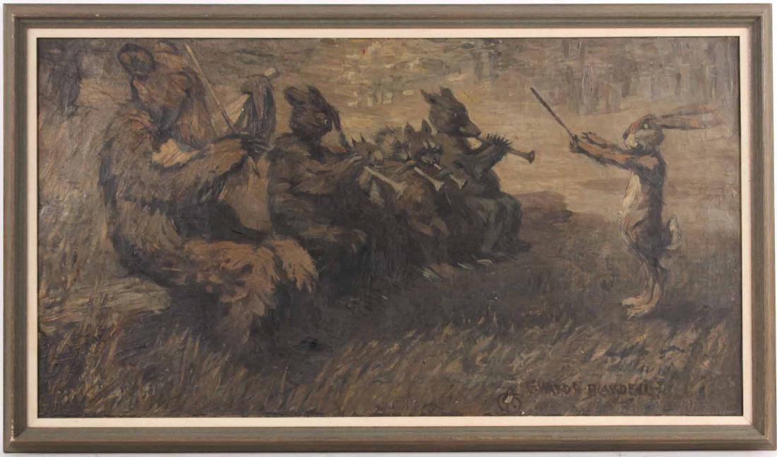 Oil on Canvas, Illustration Art, E Ward Blaisdell (1 of 8)