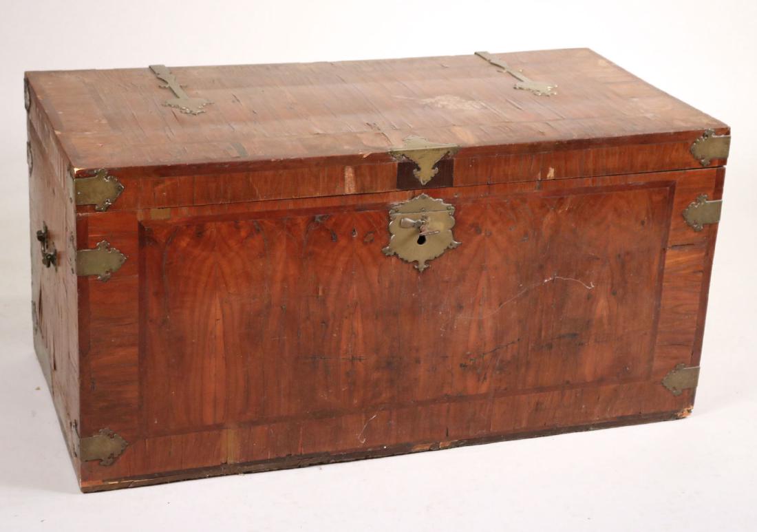 Brass-Mounted Walnut Blanket Chest (1 of 10)