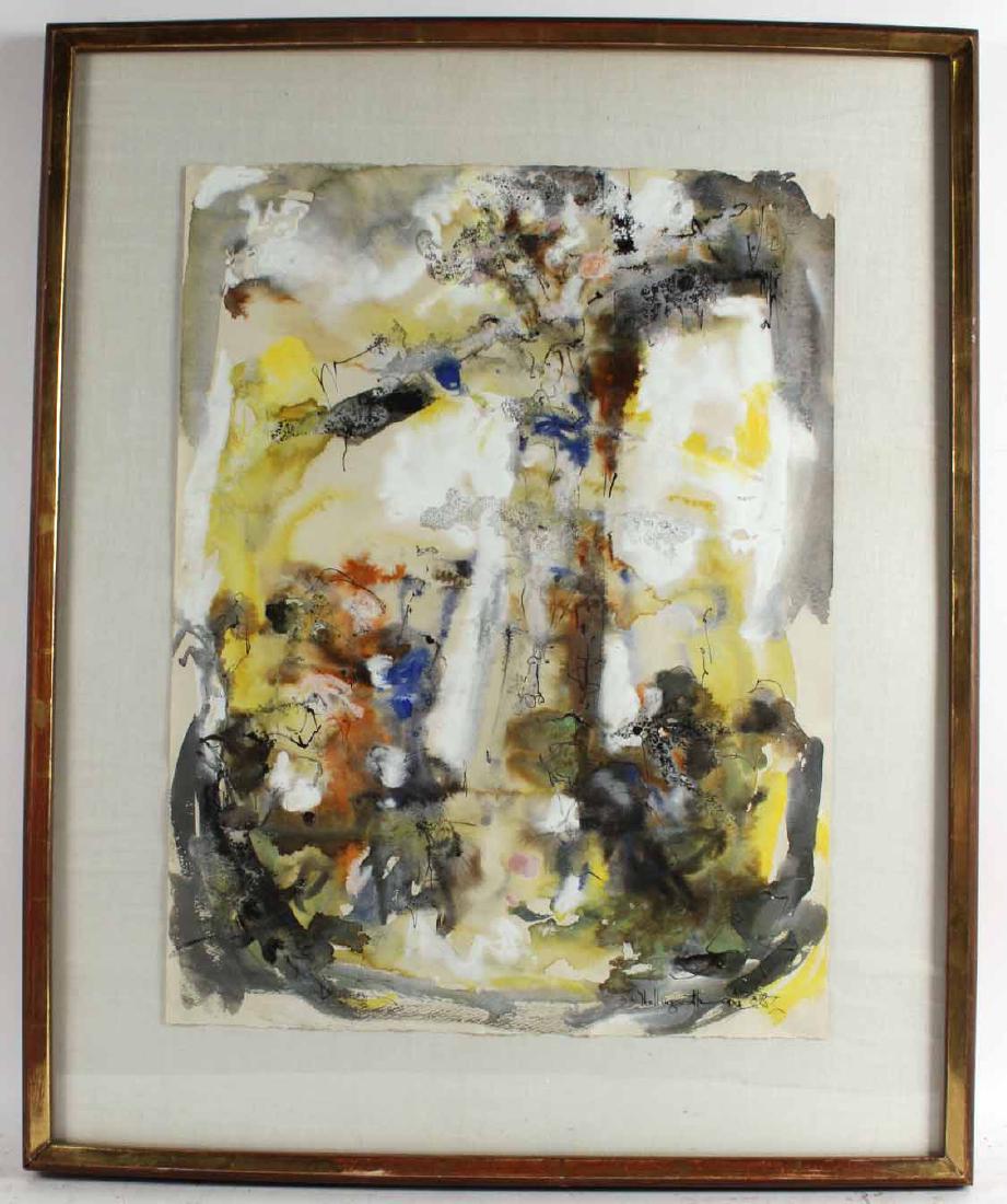 Mixed Media on Paper, Alvin Carl Hollingsworth (1 of 5)
