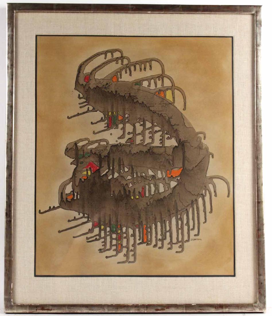 Mixed Media on Paper, Abstract, Kenneth Dickerson (1 of 6)