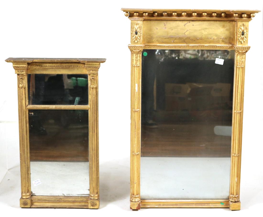 Two Federal Giltwood Pier Mirrors (1 of 10)