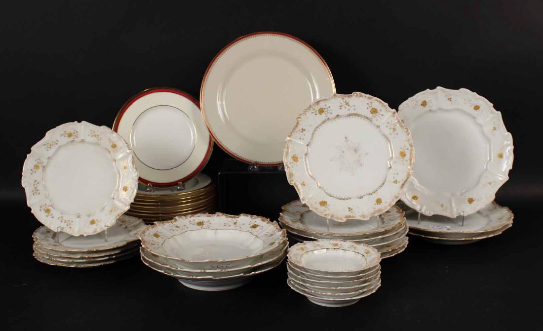 Partial Set of Limoges Dinnerware (1 of 9)